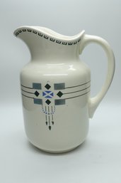 Antique Porcelain Hand Painted Pitcher