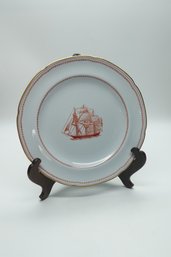 Ship Recovery Of Salem. Built 1794. Copeland Spode England Fine Stone Trade Winds