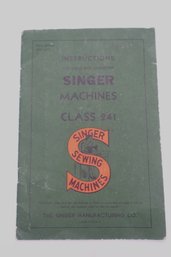 Vintage Singer 221 Featherweight Instructions Booklet