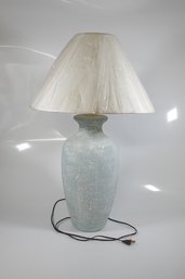 Vintage Powder Blue Porcelain Lamp