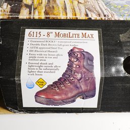 Rocky Men's MobiLite Steel Toe Waterproof Work Boots Size 9W