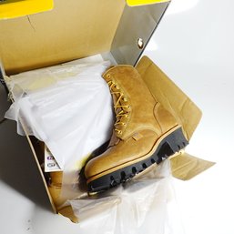 9W Leather Steel Toe Boots