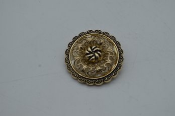 Charming Vintage Scarf Clip With Ornate Design