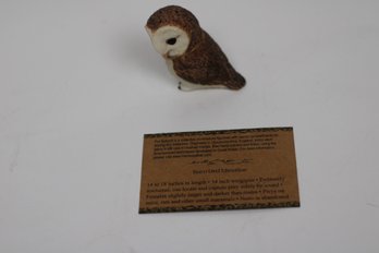 Pot Bellys Mini Box Figurine With Secret Compartment - Barri Owl
