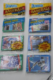 Sealed 1991 Donruss Baseball Series Packs - Collector's Set With Puzzle Pieces