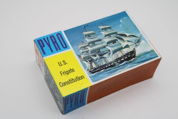 Pyro U.S. Frigate Constitution Model Kit (1967)  Complete With Instructions And Original Box