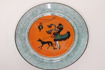 Noritake Morimura Art Deco Dancing Plate - Hand-Painted Collectible