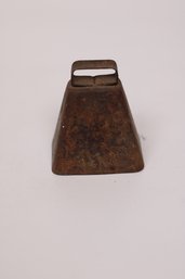 Vintage Rustic Cast Iron Cow Bell - Authentic Farmhouse Country Decor