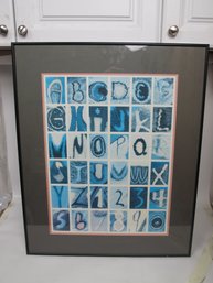 Butterfly Alphabet Poster By Kjell Sandved