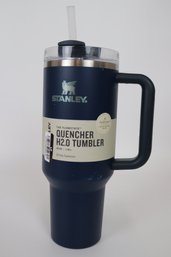 Limited Edition Stanley & Hearth & Hand Navy Voyage Quencher H2.0 Tumbler, 40 Oz