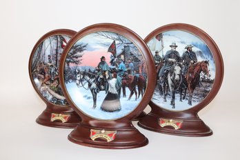 Tales Of The Civil War Plates Set Of 4 - Bradford Exchange Collectibles
