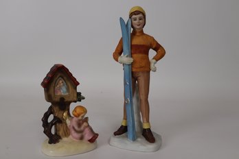 Vintage Lefton Collectible Figurines: KW1870 And 2950