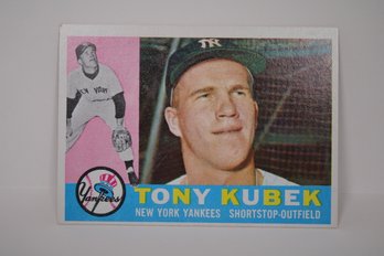 1960 Topps #83 Tony Kubek - New York Yankees - Shortstop/Outfield