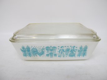 Charming Pyrex Amish Butterprint Refrigerator Dish With Lid