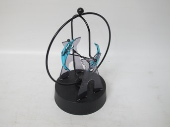 Dolphin Kinetic Sculpture Desk Toy