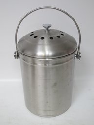Stainless Steel Kitchen Compost Bin With Lid
