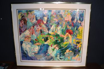 LeRoy Neiman's Stud Poker - Limited Edition Serigraph #227/300, Signed - Vibrant Expressionist Artwork