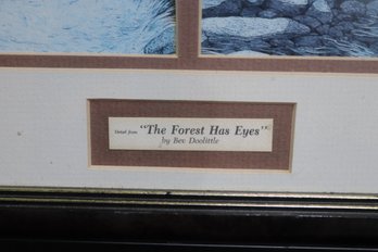 Enigmatic Bev Doolittle 'The Forest Has Eyes' Print  Captivating Nature Artwork