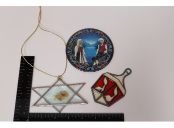 Vintage & Contemporary Decorative Glass & Painted Metal Ornaments