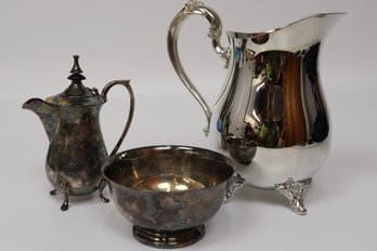 Gorham And Silver Teapot From India