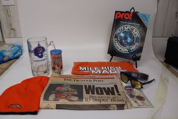 THE DENVER POST Wow! Broncos Go To Super Bowl 1987 And More Collectables