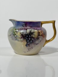 Antique Lenox Belleek Rare Find Blueberry Hand Painted Pitcher