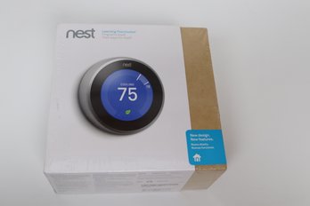 Nest Learning Thermostat 3rd Generation, Stainless Steel - Intelligent Home Temperature Control