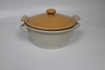 Vintage Ceramic Casserole Dishes With Lids - Mid-Century Kitchenware Collection