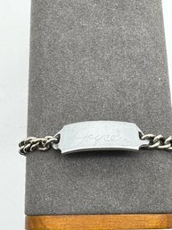 Personalized 'Joyce' ID Bracelet  Vintage-Inspired Fashion Statement