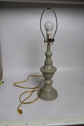 Stone-Finish Table Lamp Base - Vintage Elegance In Lighting