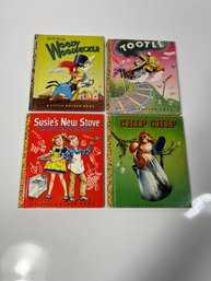 1940s -50s Set Of 4 Little Golden Books