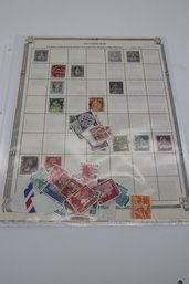Charming Selection Of Vintage Swiss Postage Stamps