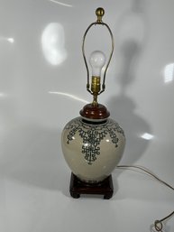 Vintage Asian Ginger Jar Table Lamp