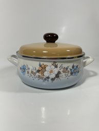 Vintage Floral Cooking Pot