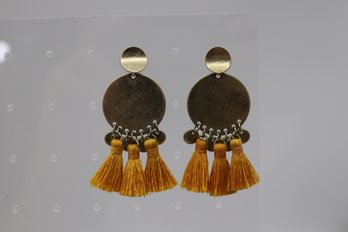 Bohemian Tassel Disc Earrings - Vintage Inspired Fashion Jewelry