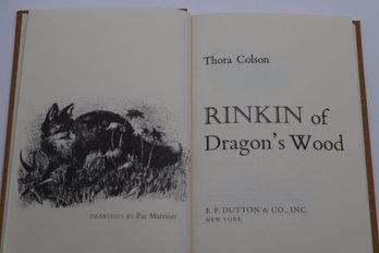 'Rinkin Of Dragon's Wood' - 1965 First Edition By Thora Colson, Illustrated By Pat Marriott