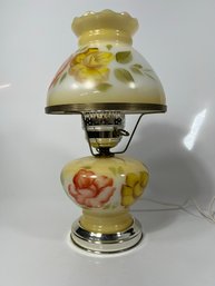 Vintage Hurricane 3 Way Lamp Accurate Casting Inc Milk Glass 18' TALL