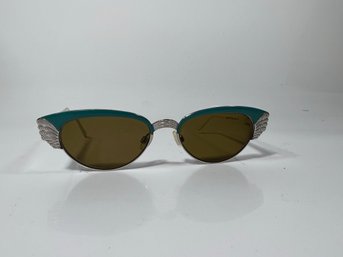 Hotsy Totsy Turquoise Retro Cat Eye Frames By Jonathan Cat