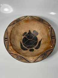 Fijian Tanoa Bowl With Sea Turtles