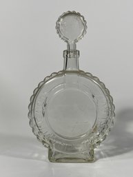 Vintage Star Of David Glass Decanter