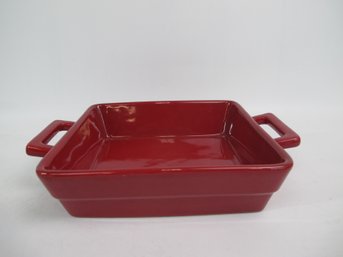 Celebrating Home Red Stoneware Baking Dish - Oven, Microwave & Dishwasher Safe