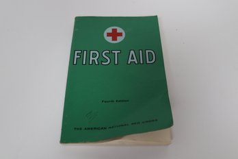 Vintage 1957 American Red Cross First Aid Textbook, Fourth Edition