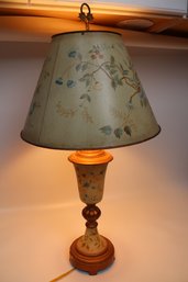 Vintage Floral Decorated Table Lamp