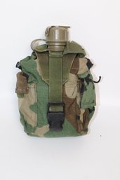Military MOLLE II Canteen Utility Pouch With Canteen  Authentic Army Issue Gear
