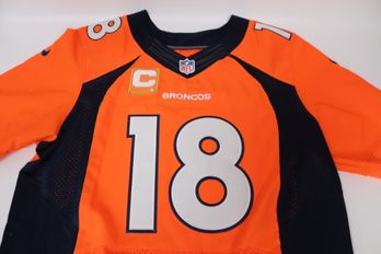 Peyton Manning Denver Broncos NFL Jersey - Nike On Field, Captain Edition, Size Medium