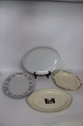 Assorted Vintage And Antique Serving Plates - Variety Pack For Collectors And Decor Enthusiasts