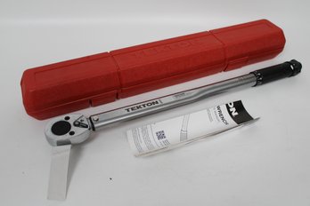 TEKTON 24335 1/2-Inch Drive Click Torque Wrench With Red Storage Case - Essential Mechanic Tool