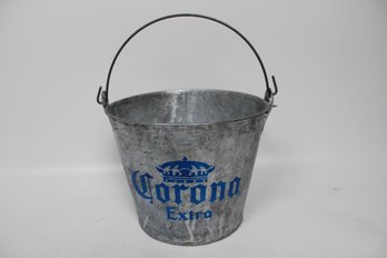Corona Extra Metal Ice Bucket  Ideal For Beach Parties And Barbecues