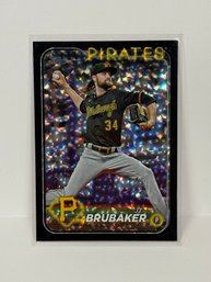 2024 Topps Black Foil #635 JT Brubaker - Pittsburgh Pirates