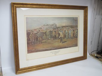 Michael Brown 'Open Golf Championship, St. Andrews, 1895' - Gilded Wood Frame
